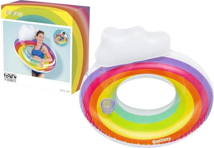 Immagine prodotto Bestway Pripučiamas plaukimo žiedas 107 cm Rainbow 43647