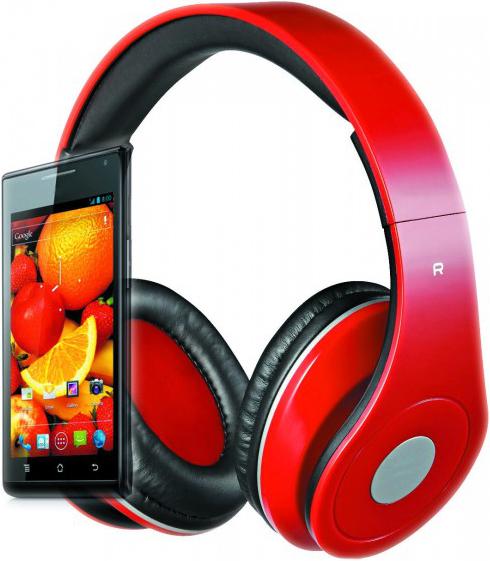 Rebeltec wired headphones AUDIOFEEL2 red (No noise cancellation, Cable)