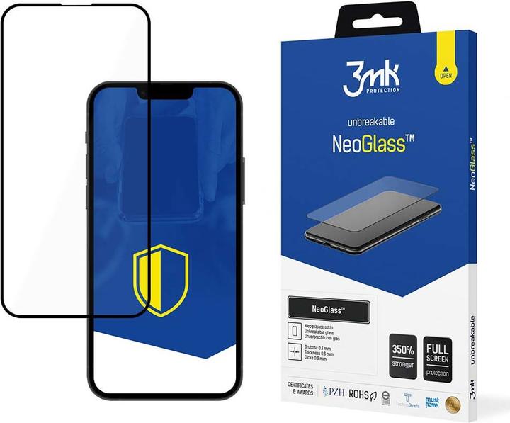 Produktbild 3MK NeoGlass for iPhone7 / 8 / SE 2020 black frame (1 Stück, Apple iPhone 7, Apple iPhone SE, Apple iPhone 8)