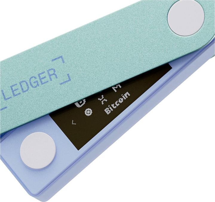 Actual product image Ledger Nano X Crypto Hardware Wallet Pastel Green (Bitcoin, Cardano, Ethereum Classic)