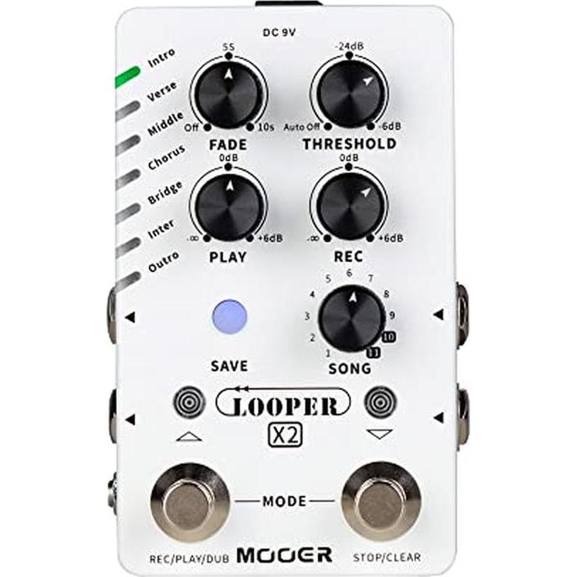 Mooer Looper X2 Stereo Looper Pedal (M727)