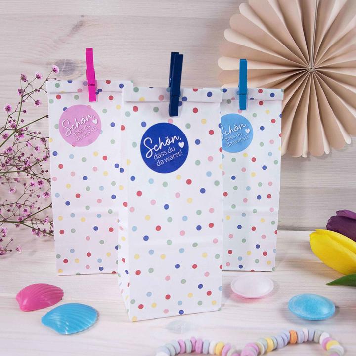 Actual product image Papierdrachen Birthday bags (Gift bag, 24 x)