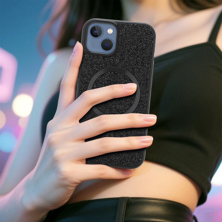 Image du produit Cadorabo Coque pour Apple iPhone 13 / 14 Paillettes Scintillant Design (Apple iPhone 13)