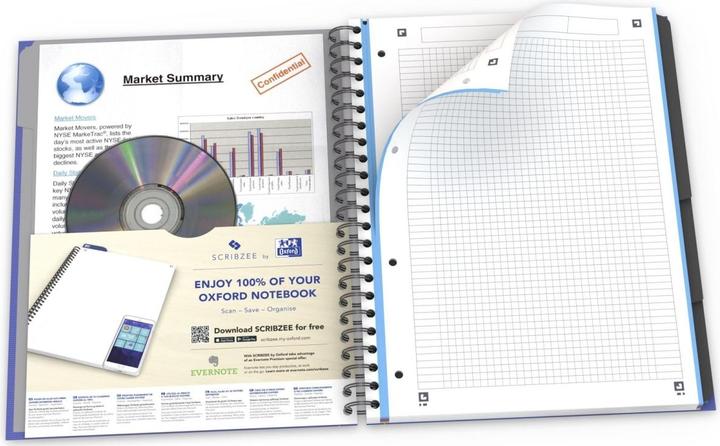 Immagine prodotto Oxford Libro europeo (A4, Quadretti, Copertina rigida)