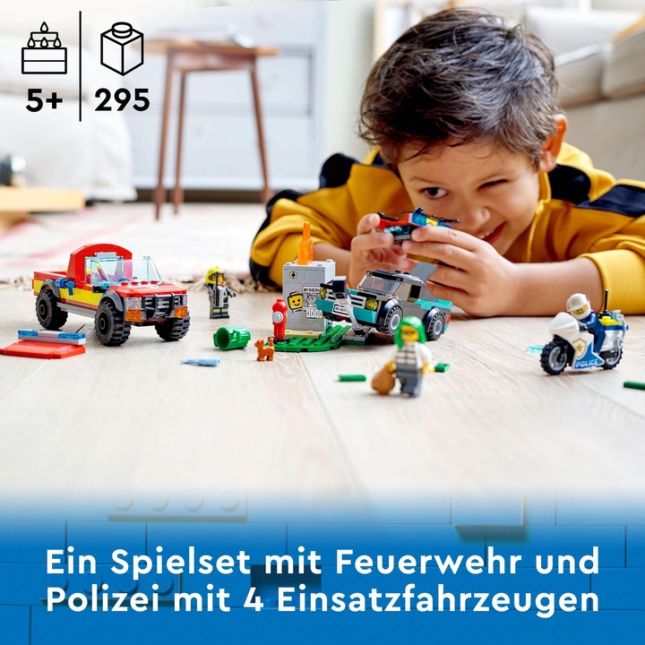 Produktbild LEGO Löscheinsatz und Verfolgungsjagd (60319, LEGO City)
