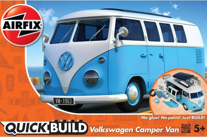 Immagine prodotto Airfix Kit VW Bus Camper Van, blu Quick Build