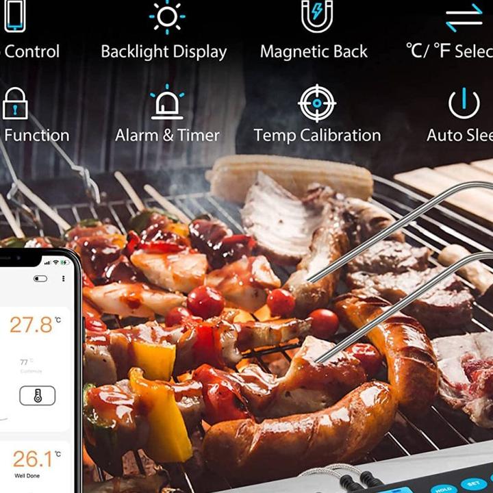 Actual product image Inkbird IHT-2PB Digital Einstichthermometer