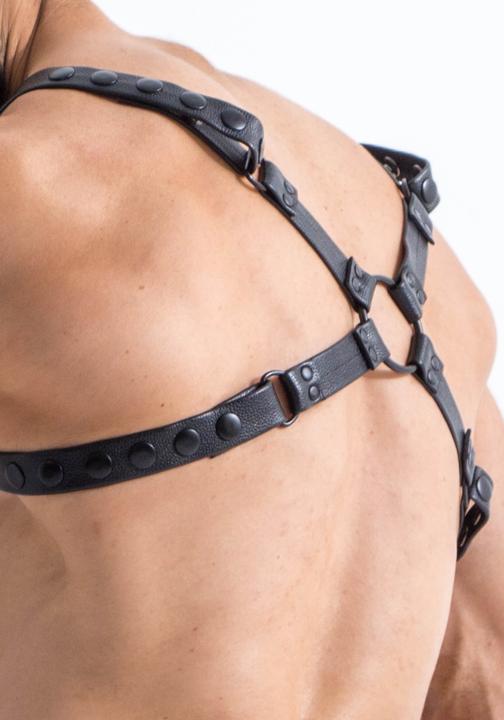 Productafbeelding Cut4men C4m Schwarzes Party-Geschirr, Einzelgrösse (Eén maat voor iedereen)