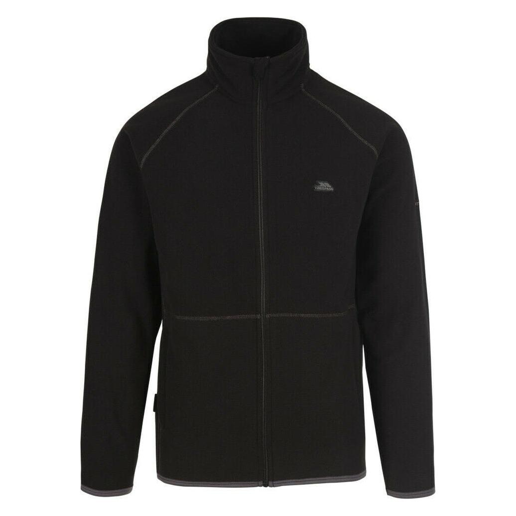 Trespass, Herren, Outdoorjacken, Faxfleet Fleecejacke (L), Schwarz, L