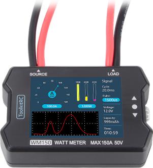 Dronefactory ToolKitRC WM150 Advanced Watt Meter 1-50v 150A