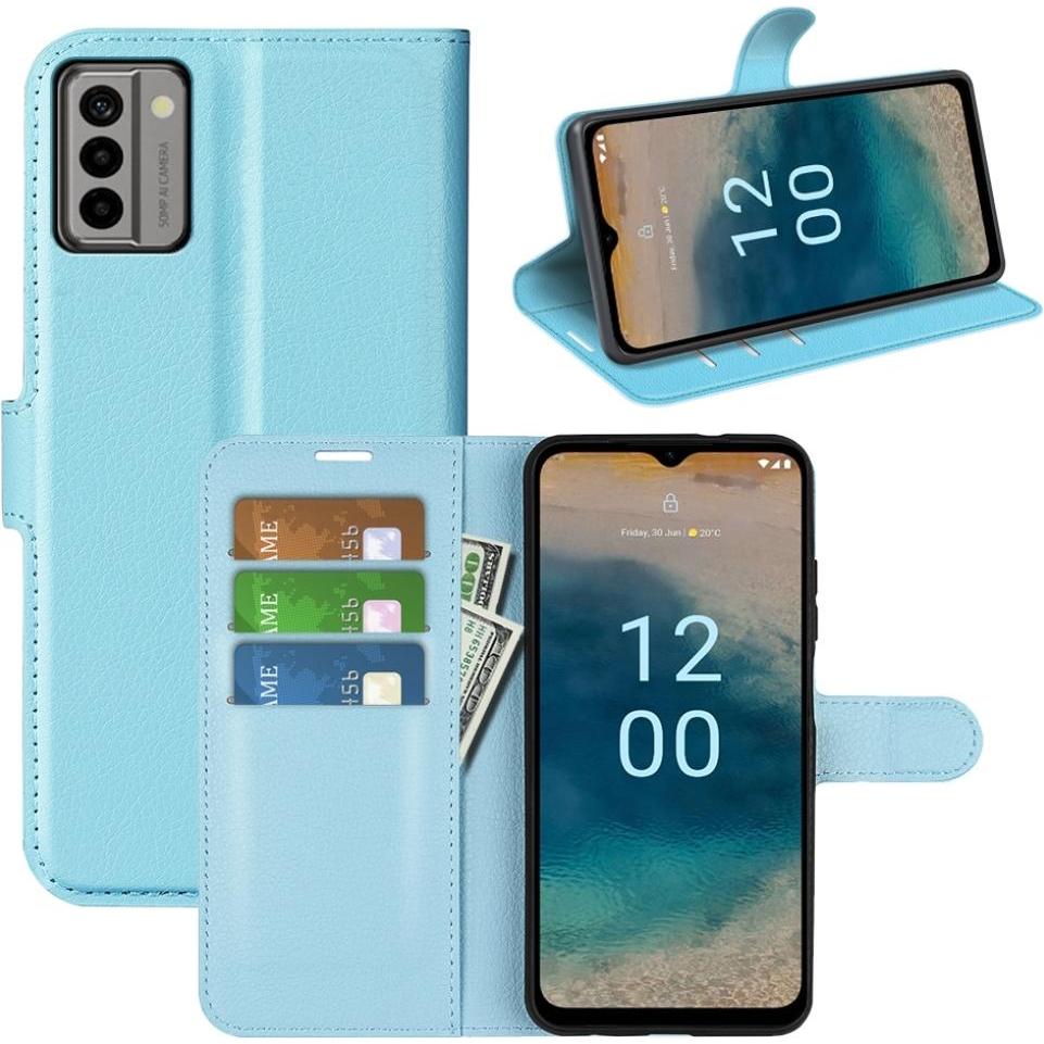 Screenguard Nokia G22 Leather Guard Lederhülle (Nokia G22), Smartphone Hülle, Blau