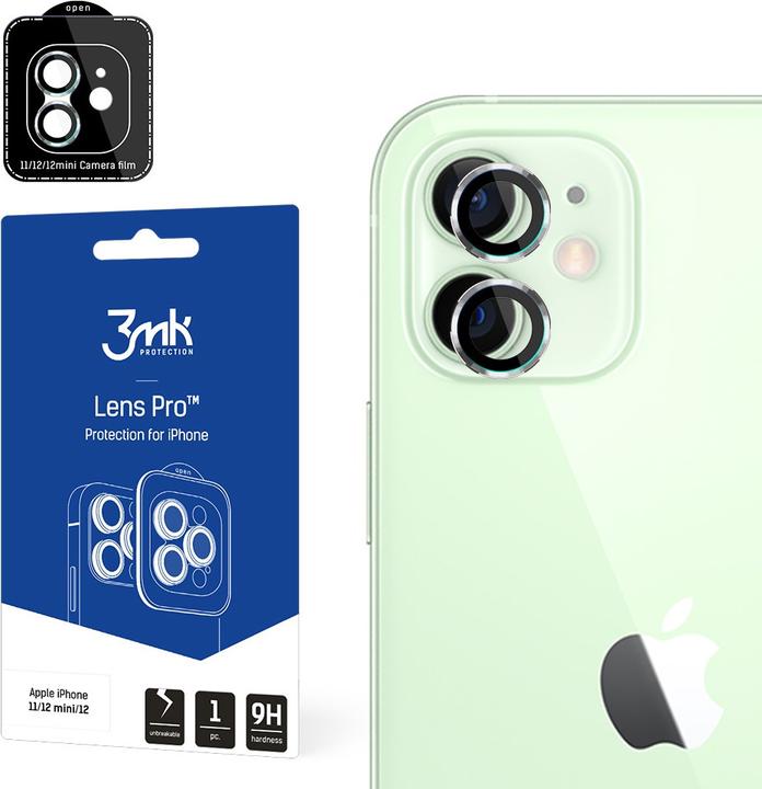 Produktbild 3MK hybrid glass Lens Protection Pro for camera for iPhone 13 Pro / 13 Pro Max (1 Stk., Apple iPhone 13 Pro, Apple iPhone 13 Pro Max)