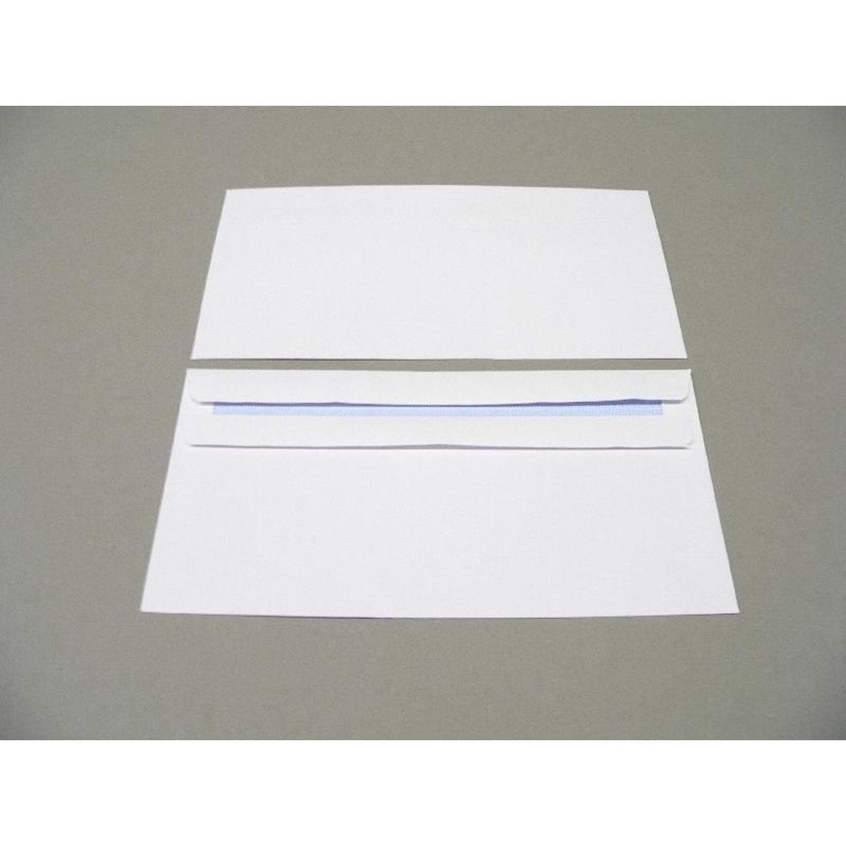 Thumbnail - Blanke, Briefumschlag, Briefumschläge 121x235mm 90g/qm selbstklebend VE=1000 Stück weiss (1000 x)