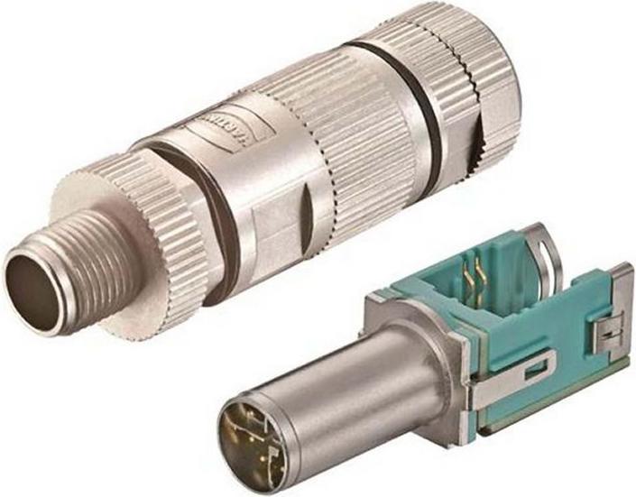 Produktbild Harting Ha-VIS preLink M12 plug X-coded 8-pole