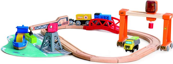 Hape Lift + Load Harbour Set