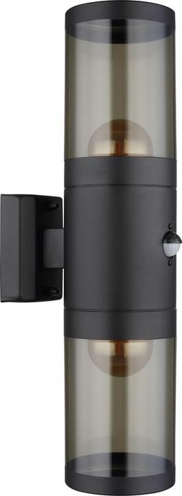 Produktbild Globo Aussenleuchte Xeloo schwarz matt 2xE27 (E27, IP44)
