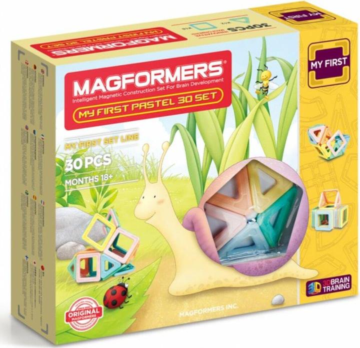 Immagine prodotto Magformers Il mio primo set pastello da 30 pezzi rinkinys
