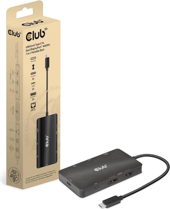 Produktbild Club 3D CSV-1598 (USB-C, 7 Ports)