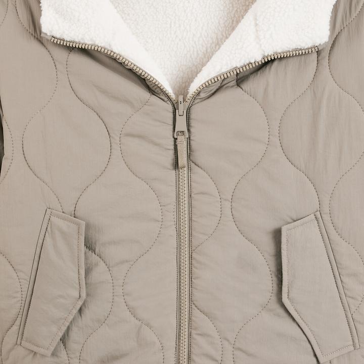 Actual product image La Redoute Collections Wendbare gesteppte Winterjacke mit Kapuze (122)