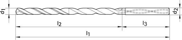 Produktbild Magni Format 7612240680 – sl-taladro WN VHM Hat 7 x d 6.80 mm FIRE IK gñhring (8 mm)