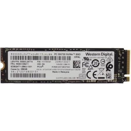 Lenovo SSD M.2 PCIe NVMe FRU SSD (256 GB, M.2 2280), SSD