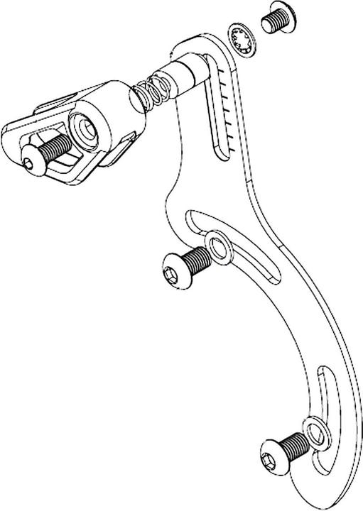 Actual product image Reverse Flip-Guide e-chain guide for Bosch Gen4 motors