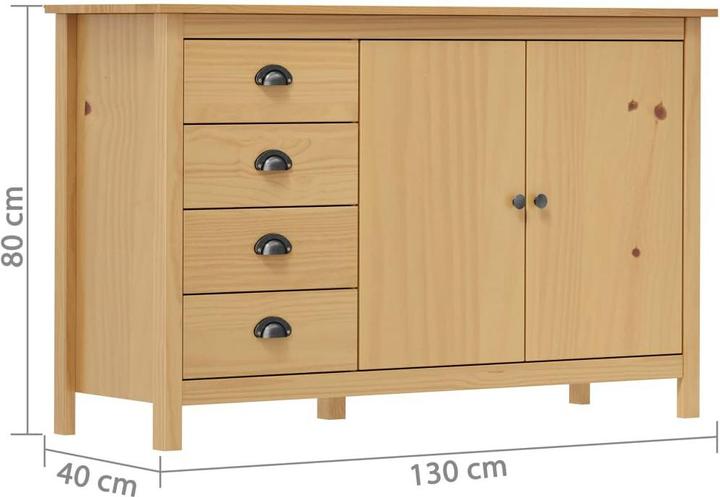 Image du produit vidaXL Sideboard (40 x 130 x 80 cm)
