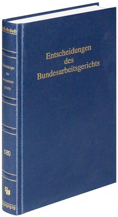 Entscheidungen des Bundesarbeitsgericht (Deutsch, Mitglieder Des Gerichtshofes, 2024)