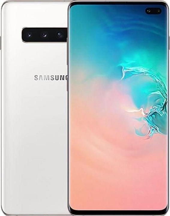 Samsung Galaxy S10+ (512 GB, Keramisch Wit, 6.40", Hybride dubbele SIM, 4G)