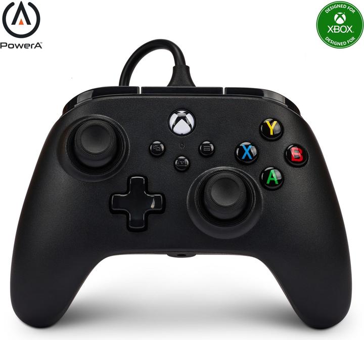 PowerA Nano Improved Wired Controller by for Xbox Series X|S - Black (Xbox Series X, Xbox Series S, PC)