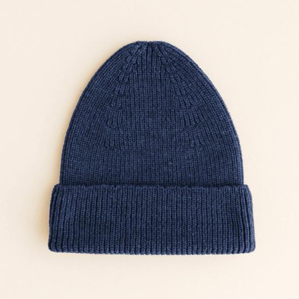 Produktbild Hvid Beanie Fonzie Denim