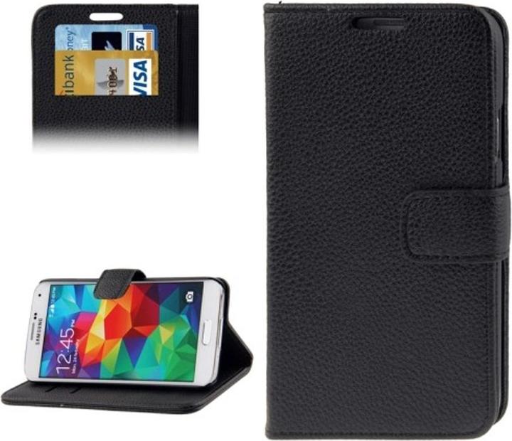 Produktbild König Design Schutzhülle Handytasche (Flip Quer) für Handy Samsung Galaxy S5 / S5 Neo Schwarz (Samsung Galaxy S5, Samsung Galaxy S5 Neo)