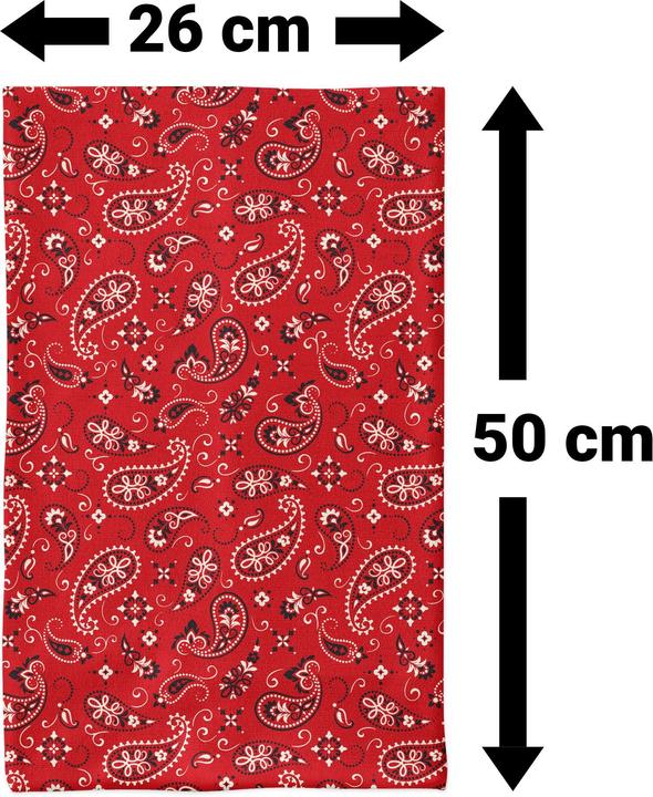 Actual product image Maskworld Schlauchschal Bandana rot