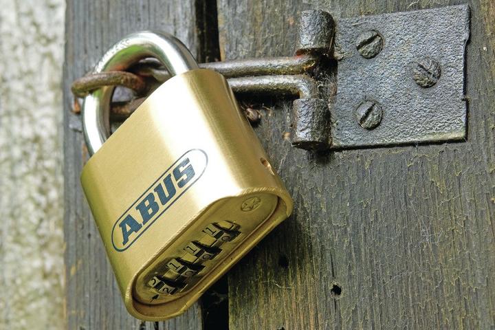 Actual product image Abus Combination padlock 180IB/50 HB63 B/SB Lock body width 52 mm Brass