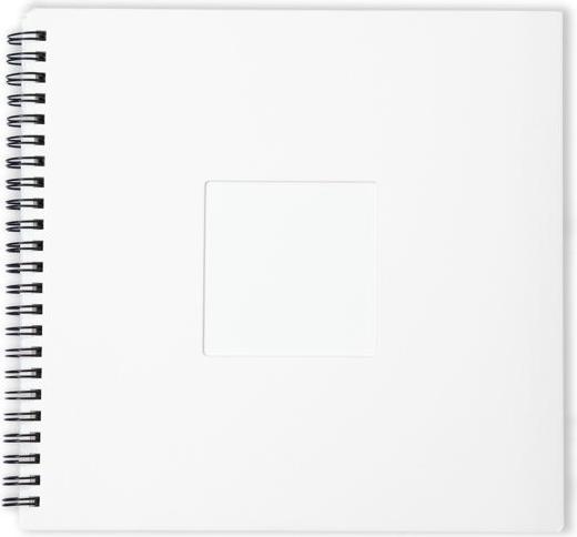 Actual product image art by marlene Spiral Passepartout-Notizbuch 203x203x17 mm, Beige, 1 Stück