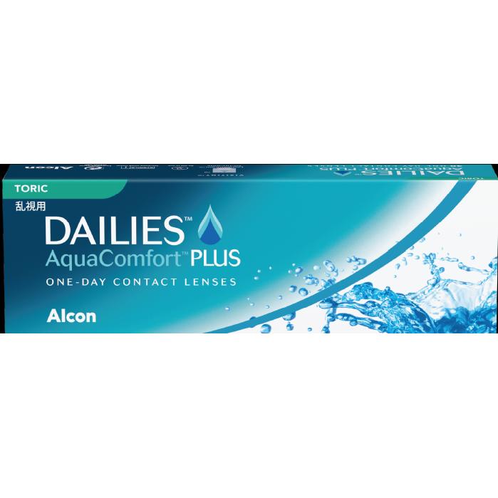 Dailies, Kontaktlinsen, AquaComfort PLUS Toric (30 Stück, Tageslinse, Torisch)