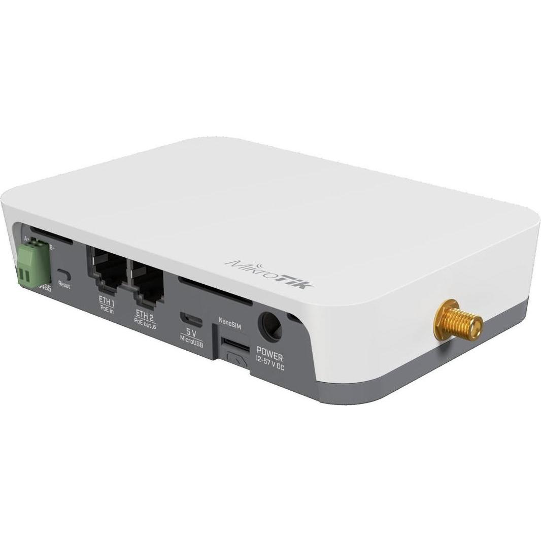 MikroTik KNOT LR9G Kit - IoT Gateway mit 650MHz CPU, 64MB RAM, 2 x 10100Mbps Ethernet po, Router
