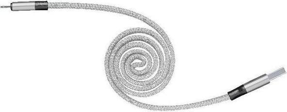 Produktbild Cellularline Retractable MFI cable, grey (1 m)