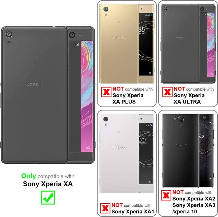 Produktbild Cadorabo Book mit 3 Kartenfächer Cover (Sony Xperia XA)