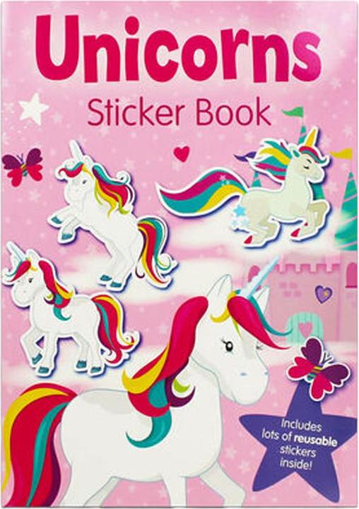 Actual product image Alligator Unicorn Sticker Book
