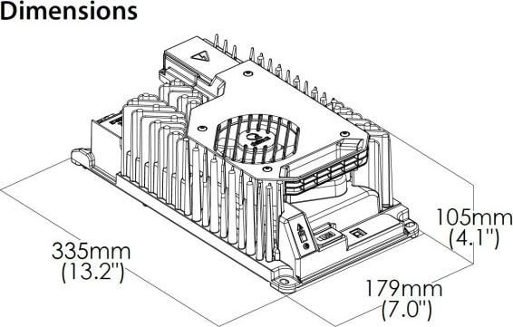 Actual product image Delta-Q Battery charger IC1200 Base 36V 33A (33 A)