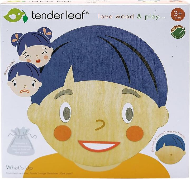 Actual product image Tender Leaf Toys Funny faces (German, English, French, Italian)