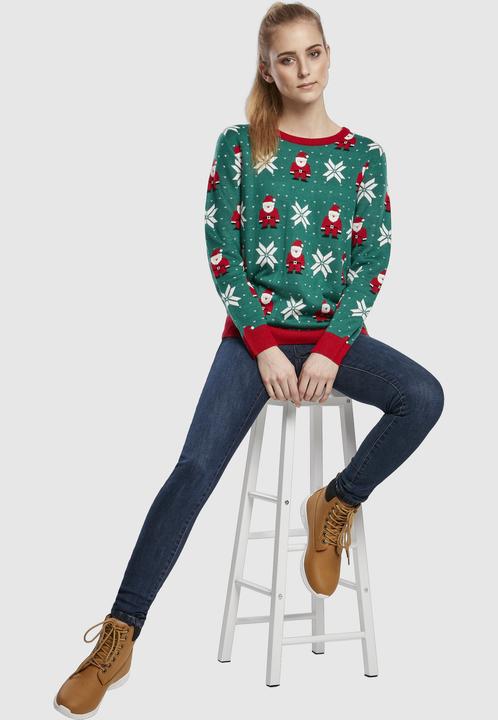Actual product image Urban Classics Ladies Santa Christmas Sweater (M)