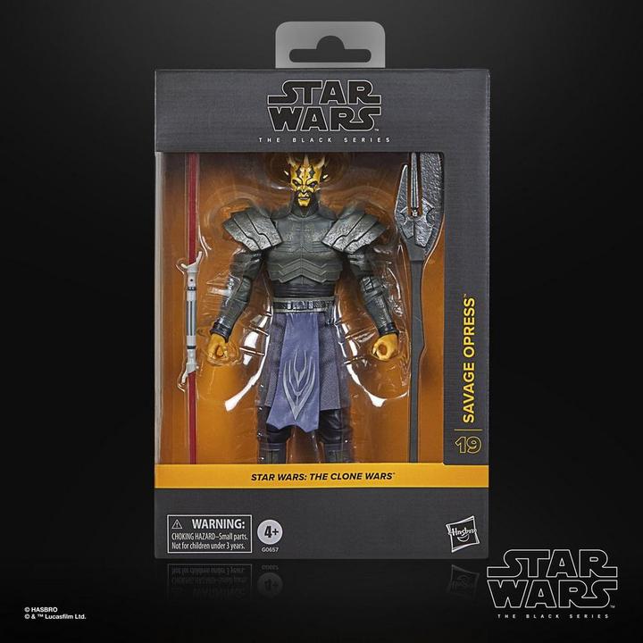 Produktbild Hasbro Star Wars: The Clone Wars Black Series Actionfigur Savage Opress 15 cm