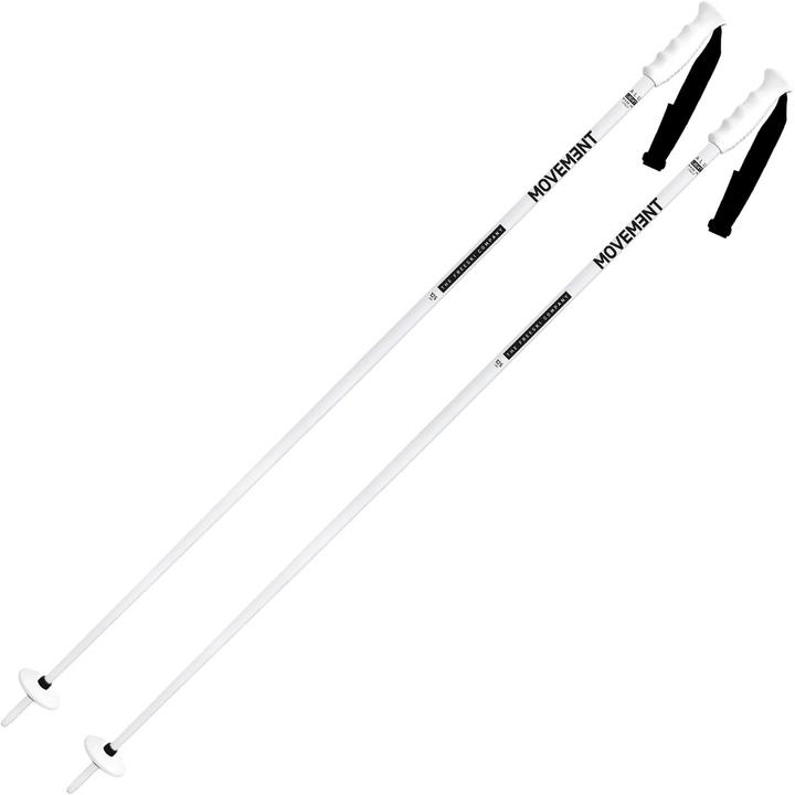 Movement Branded Alu Poles Blanc/Black 2023