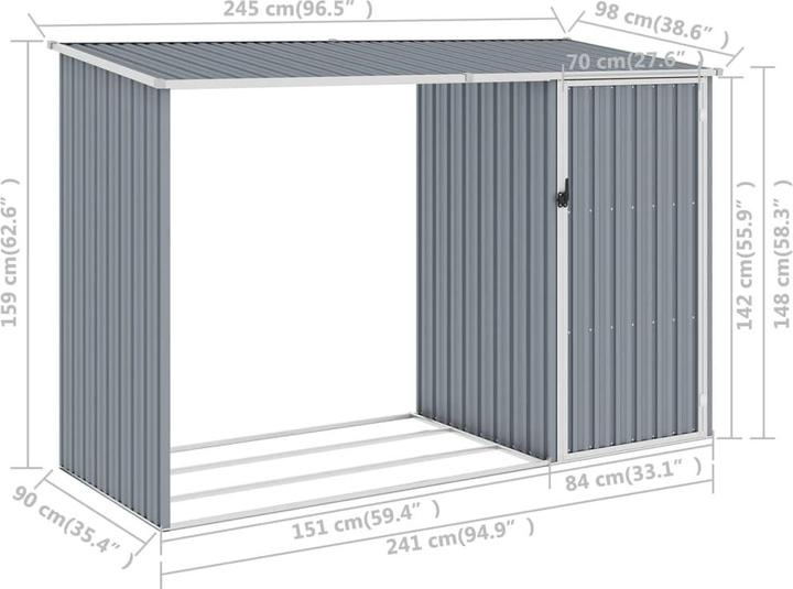 Produktbild vidaXL Gerätehaus