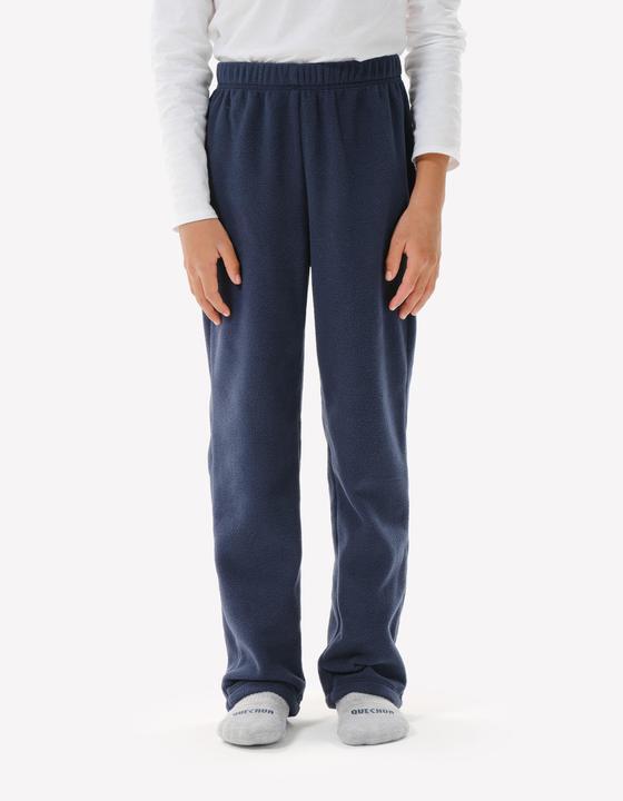 Actual product image Quechua Fleece trousers for kids hiking - MH100 Tween blue (12, 13, 14)