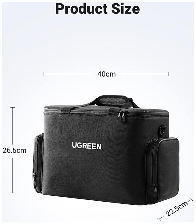 Produktbild Ugreen Carrying Bag for Portable Power Station 600W (Space Gray)