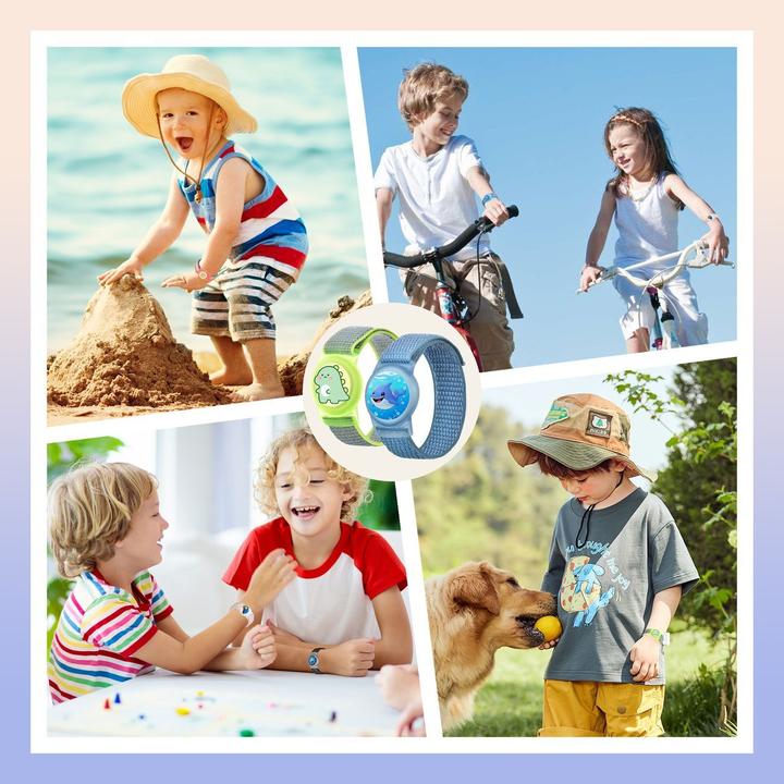 Image du produit Hurtel Apple AirTag Kids Nylon Wrist Strap Case