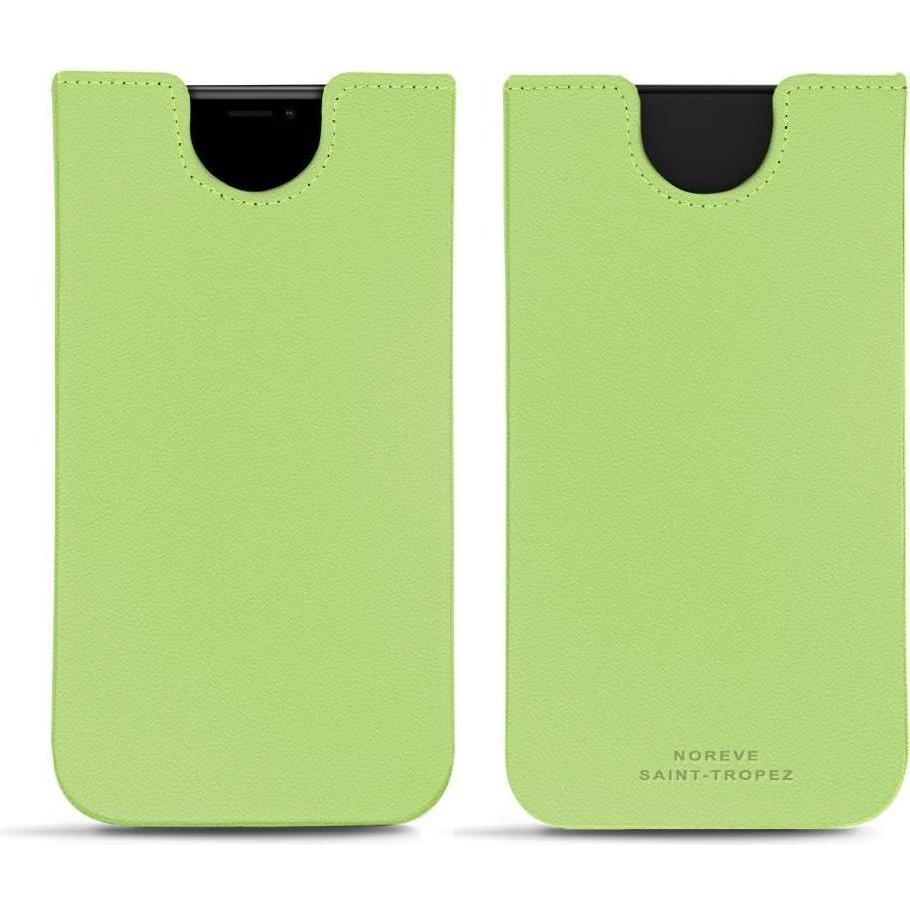 Noreve Lederschutzhülle (Apple iPhone XR), Smartphone Hülle, Grün